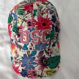 Women's Floral USC Hat University of Southern California - Excellent Condition
